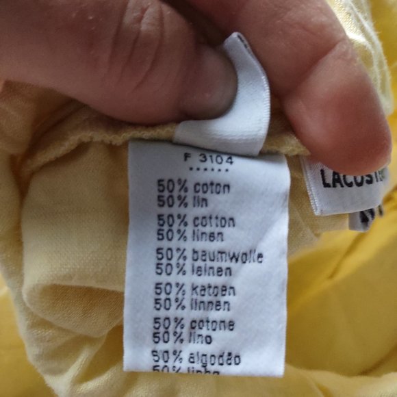 Lacoste Pale Yellow Skirt - Picture 2 of 5